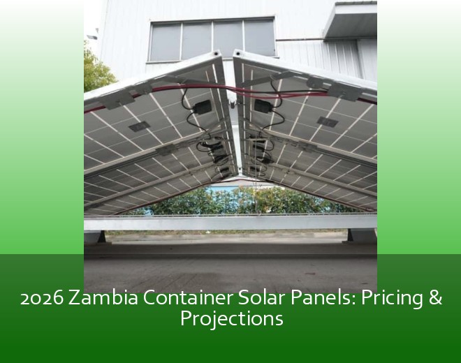 2026 Zambia Container Solar Panels: Pricing & Projections